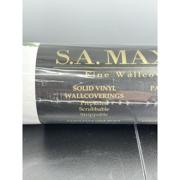 Vintage s.a. Maxwell co. 7267-492 32.8ft. Tropical Tree Stripped Wallpaper Roll - Picture 11 of 13